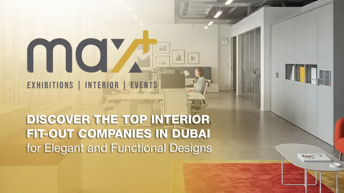 Modern commercial interior design by Max+, a leading fit-out company in Dubai.