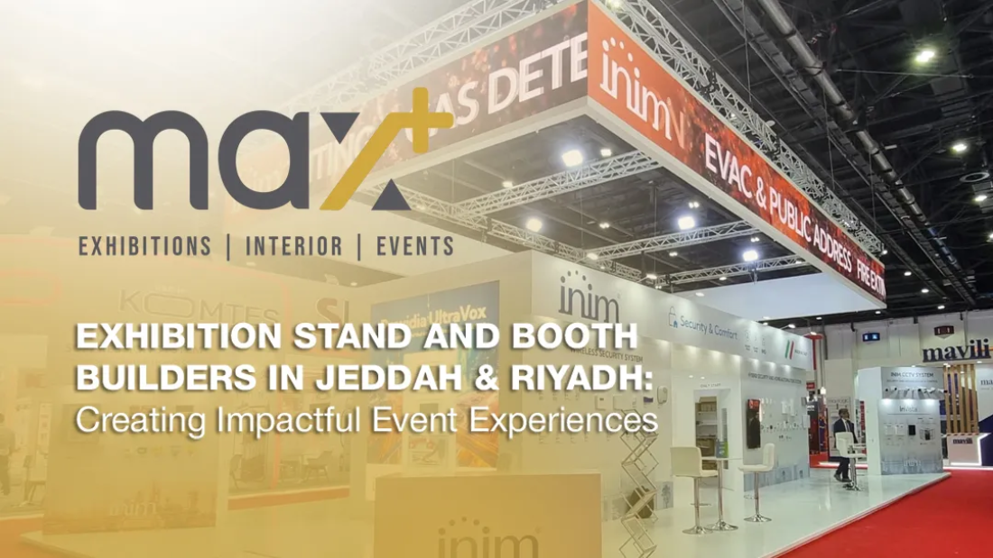 Custom-designed exhibition stand by professional booth builders in Jeddah and Riyadh