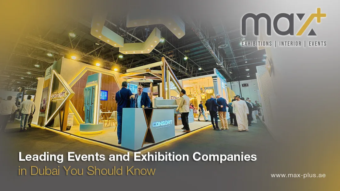 A dynamic image of the Dubai skyline with iconic buildings and event lighting.